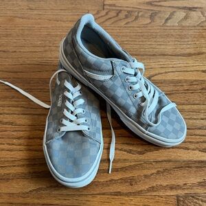 Gray Checkered Vans